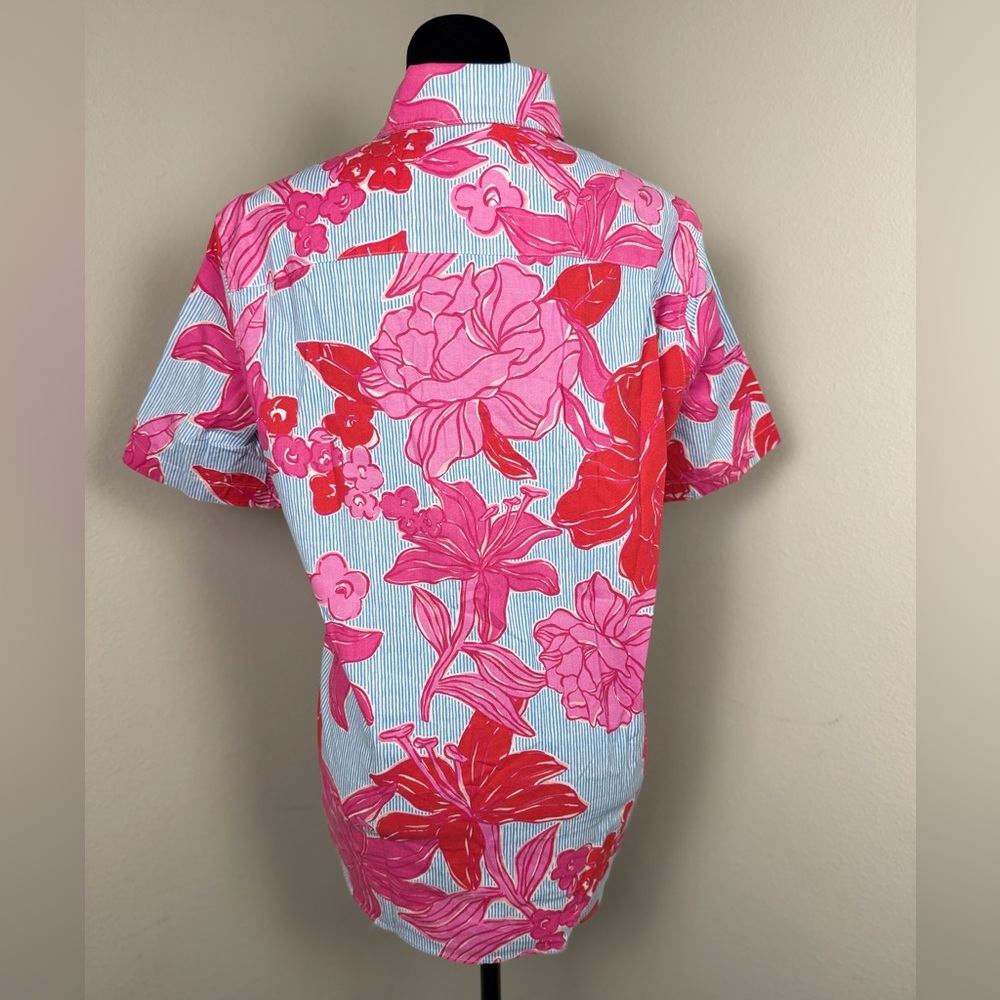 Vineyard Vines Kentucky Derby short-sleeved button-down shirt- XS - Picture 13 of 14